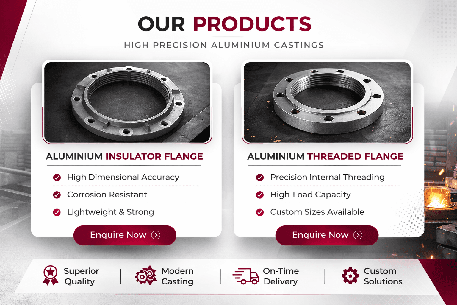 Aluminium Insulator Flange