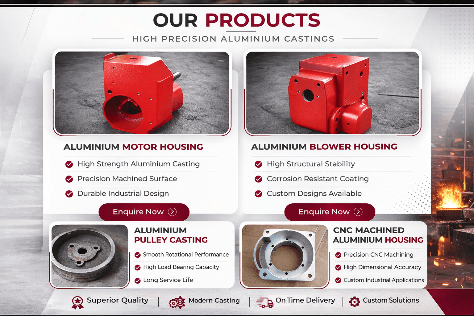 Aluminium Motor Housing